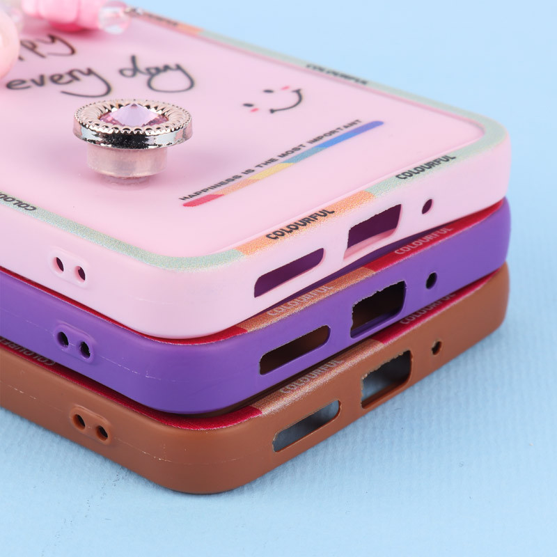 قاب ژله ای Colourful آویزدار Xiaomi Redmi 13C / Poco C65