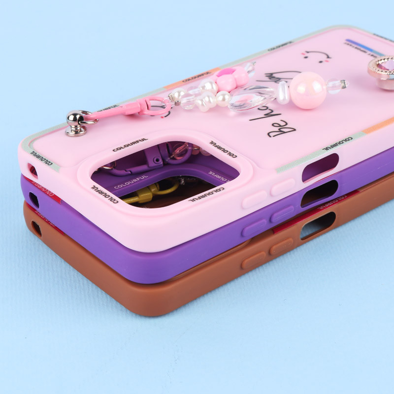 قاب ژله ای Colourful آویزدار Xiaomi Redmi 13C / Poco C65