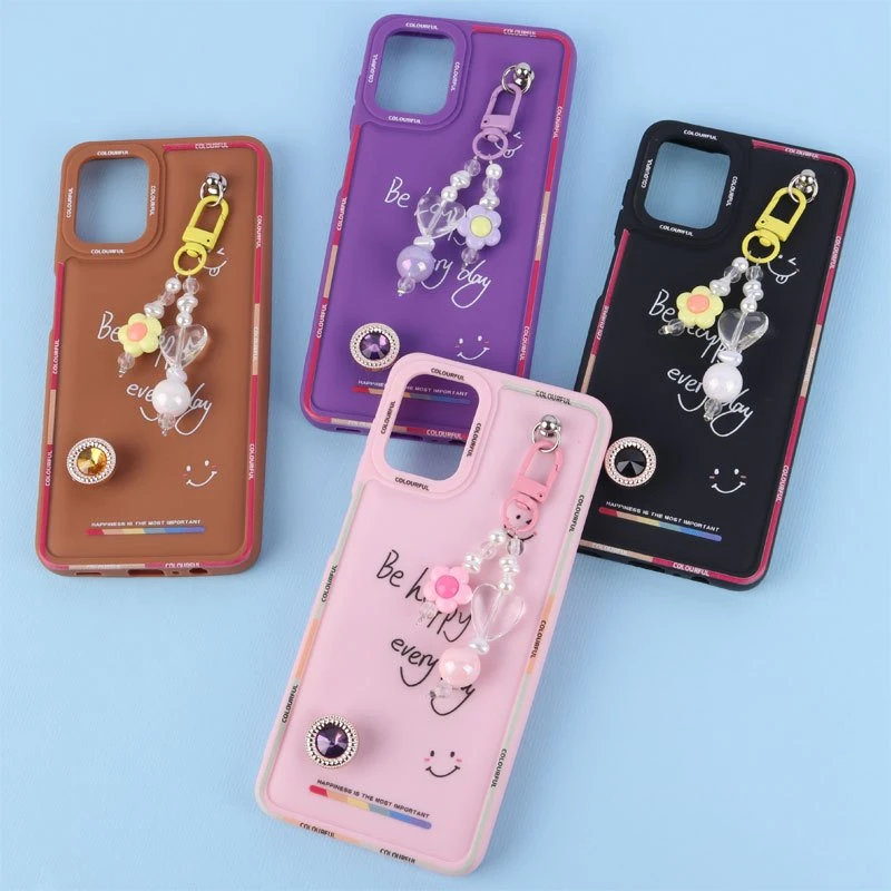 قاب ژله ای Colourful سامسونگ Galaxy A12 / M12 آویزدار