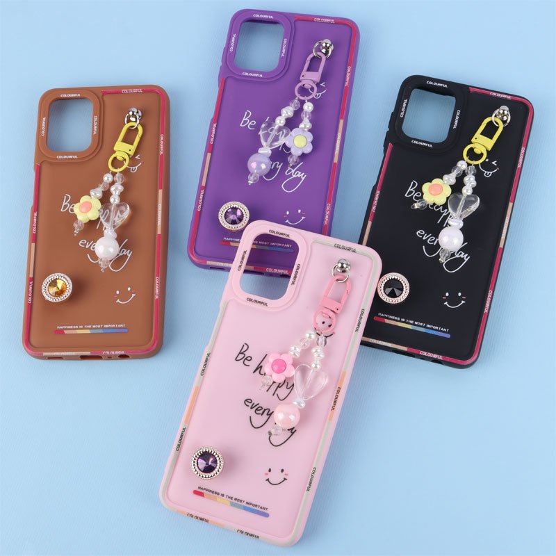 قاب ژله ای Colourful سامسونگ Galaxy A12 / M12 آویزدار