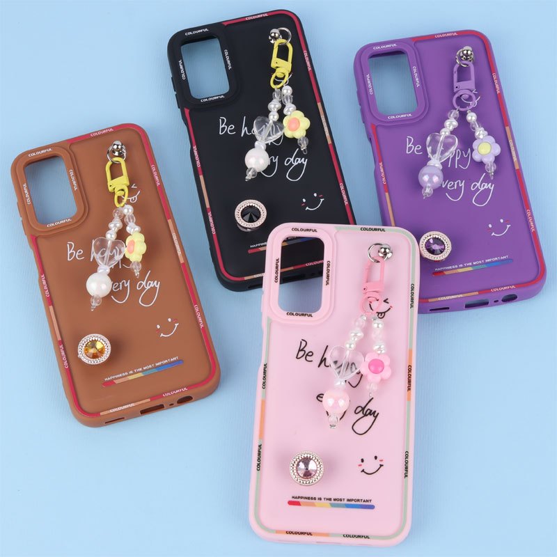 قاب ژله ای Colourful سامسونگ Galaxy A14 4G / A14 5G آویزدار