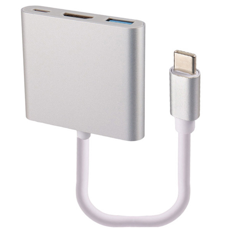 تبدیل Type-C To HDMI/USB3.0/Type-C PD