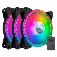 فن کیس کولر مستر Cooler Master MasterFan MF120 Prismatic ARGB 12*12 بسته 3 عددی