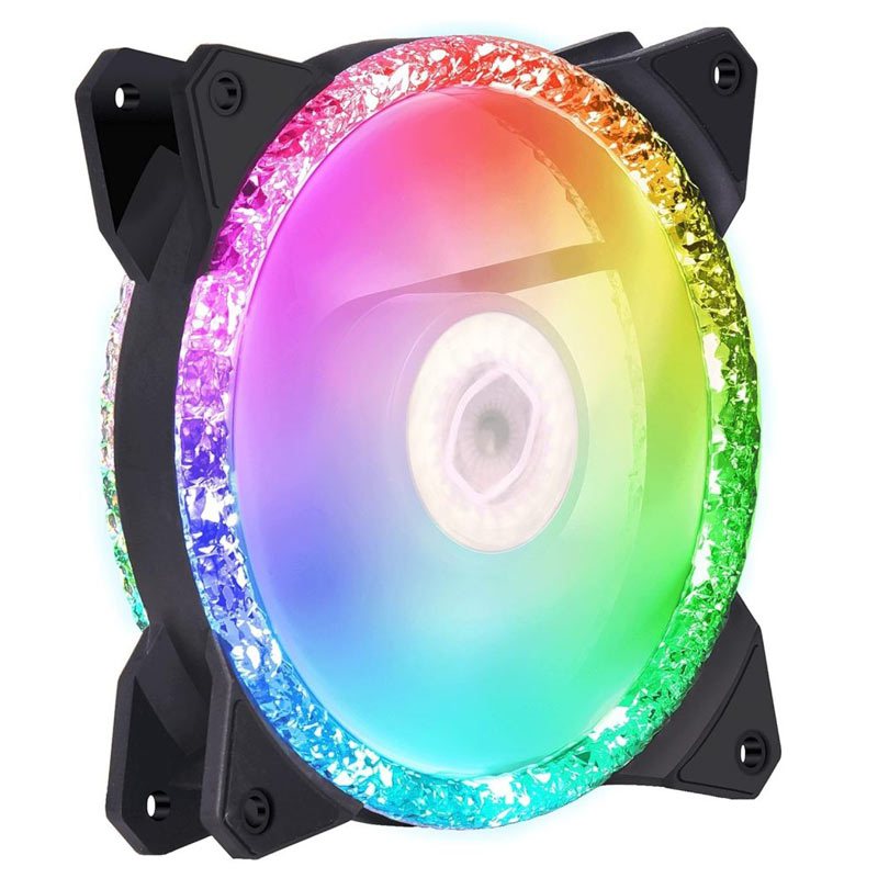 فن کیس کولر مستر Cooler Master MasterFan MF120 Prismatic ARGB 12*12 بسته 3 عددی