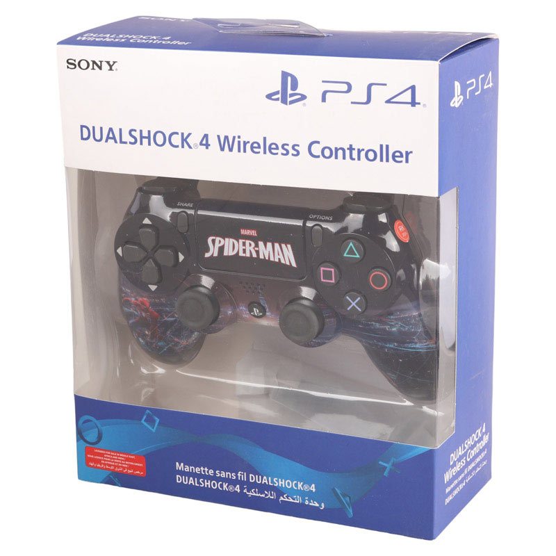 دسته بازی بی سیم SONY PlayStation 4 DualShock 4 High Copy طرح Marvel Spider-Man