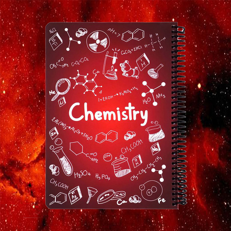 دفتر سیمی 100 برگ طرح Chemistry دات نوت