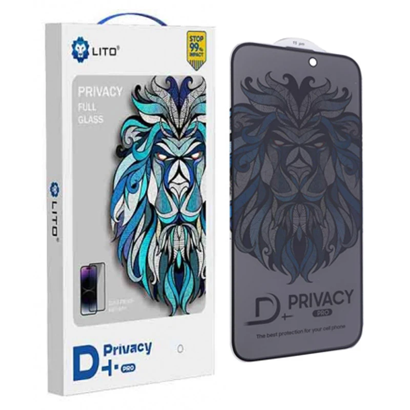 گلس پرایوسی D+ Pro لیتو آیفون iPhone 15 Pro Max