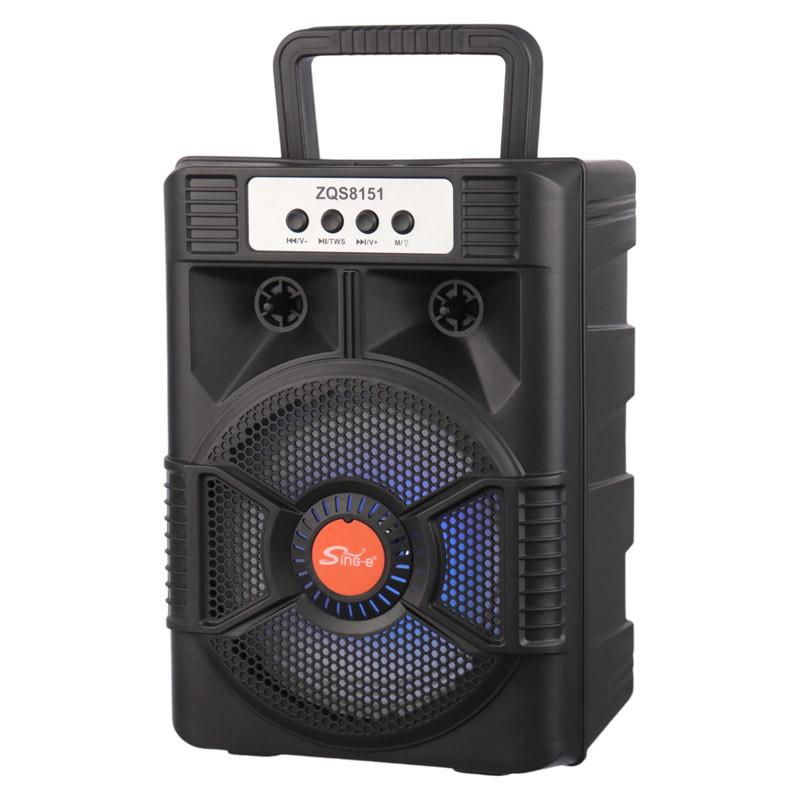اسپیکر بلوتوثی رم و فلش خور Sing-E ZQS-8151 + میکروفون