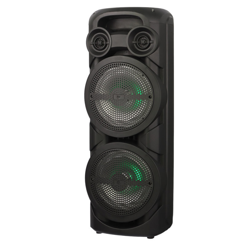 اسپیکر چمدانی بلوتوثی رم و فلش خور Sing-E ZQS-8202S + میکروفون و ریموت کنترل