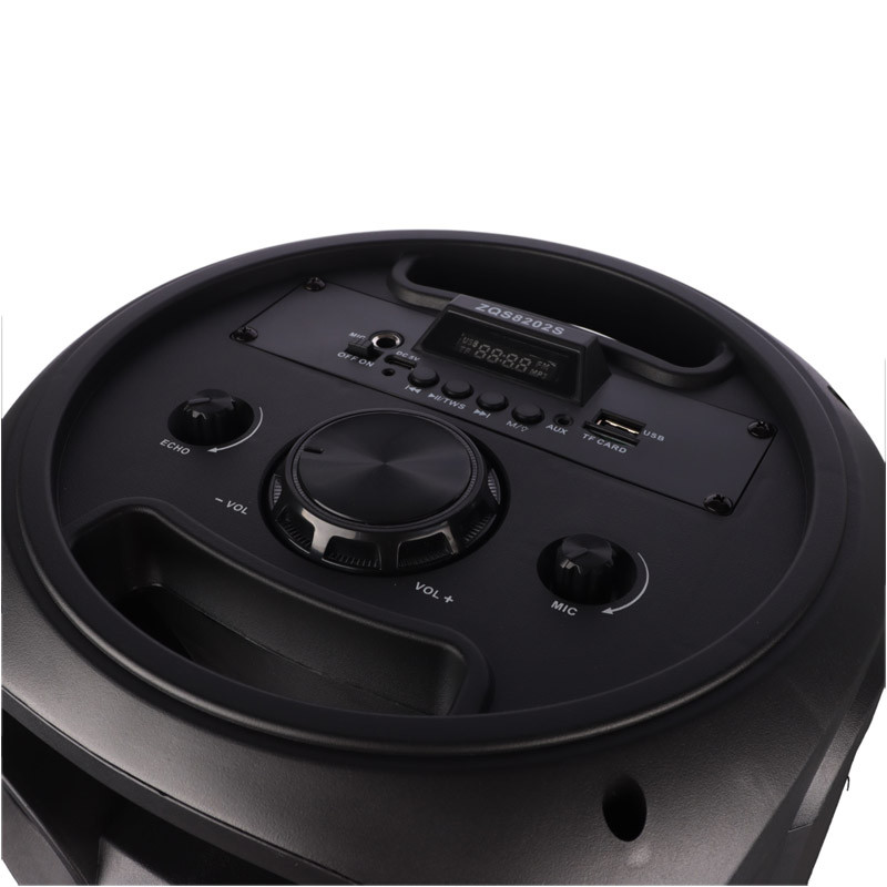 اسپیکر چمدانی بلوتوثی رم و فلش خور Sing-E ZQS-8202S + میکروفون و ریموت کنترل