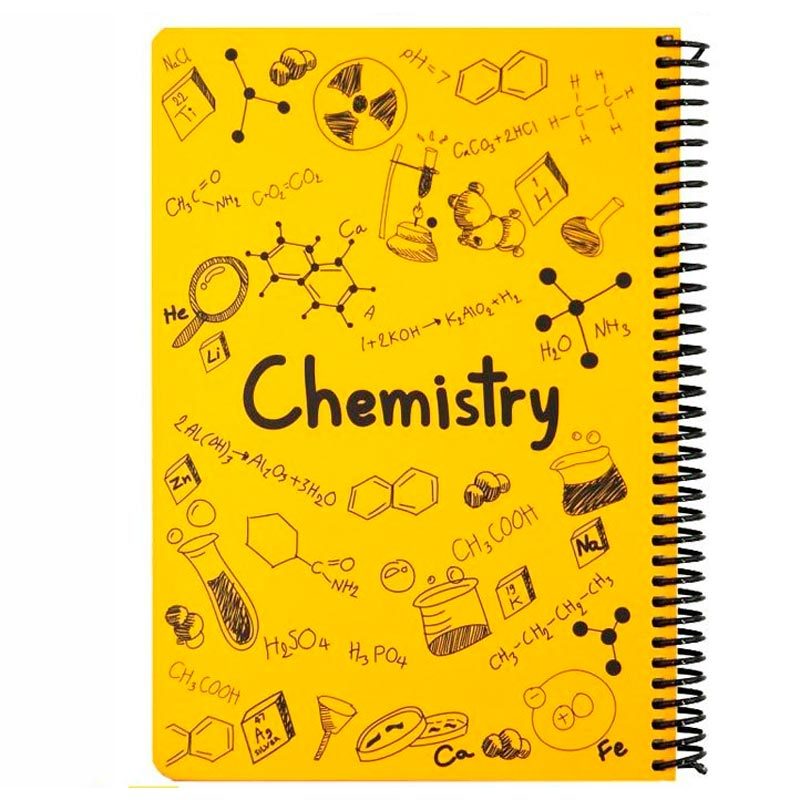 دفتر سیمی 100 برگ طرح Chemistry دات نوت