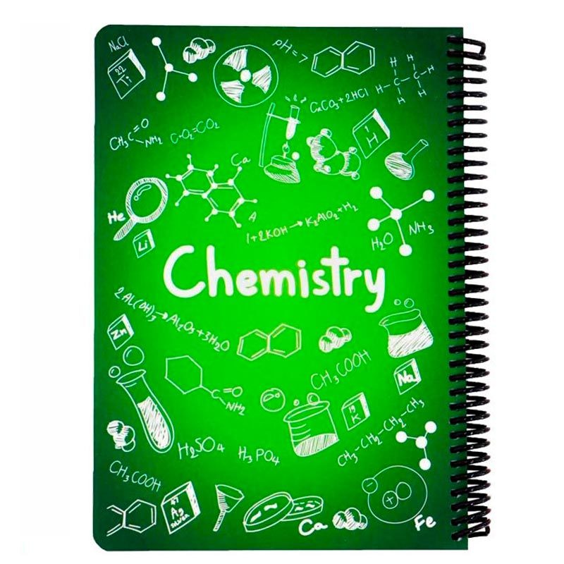 دفتر سیمی 100 برگ طرح Chemistry دات نوت