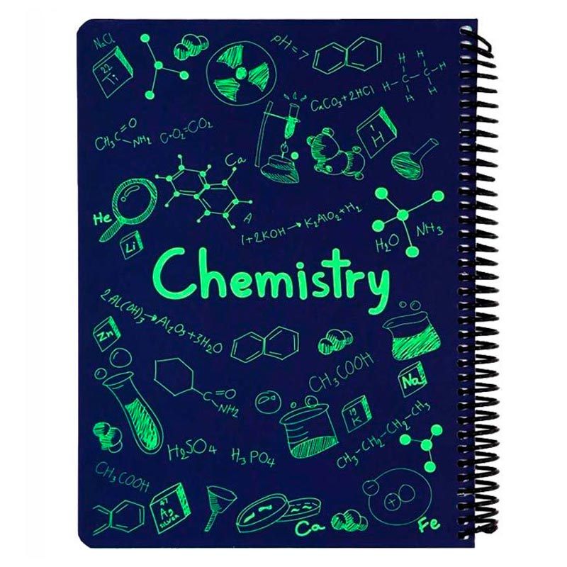 دفتر سیمی 100 برگ طرح Chemistry دات نوت