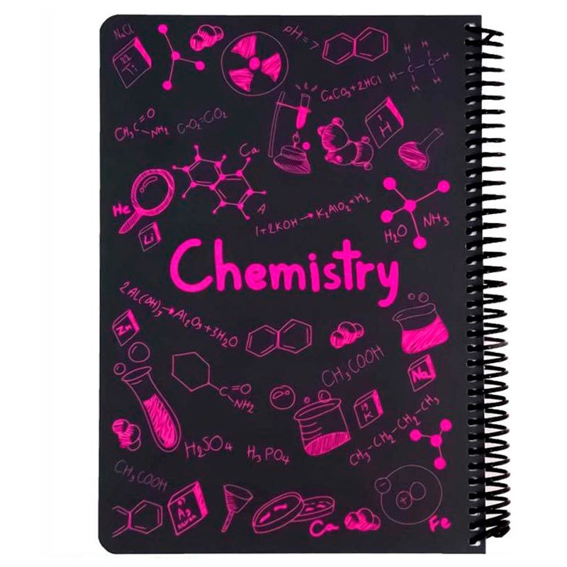 دفتر سیمی 100 برگ طرح Chemistry دات نوت
