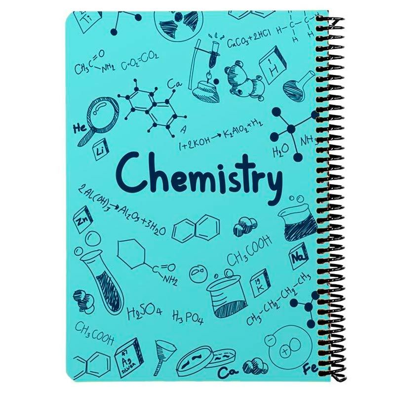 دفتر سیمی 100 برگ طرح Chemistry دات نوت