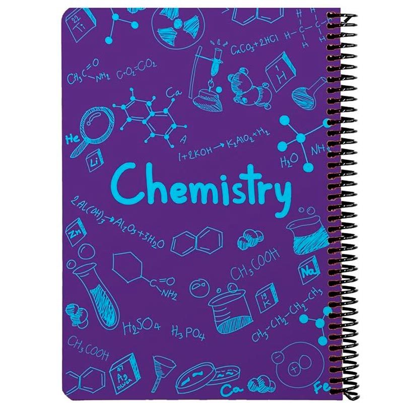 دفتر سیمی 100 برگ طرح Chemistry دات نوت