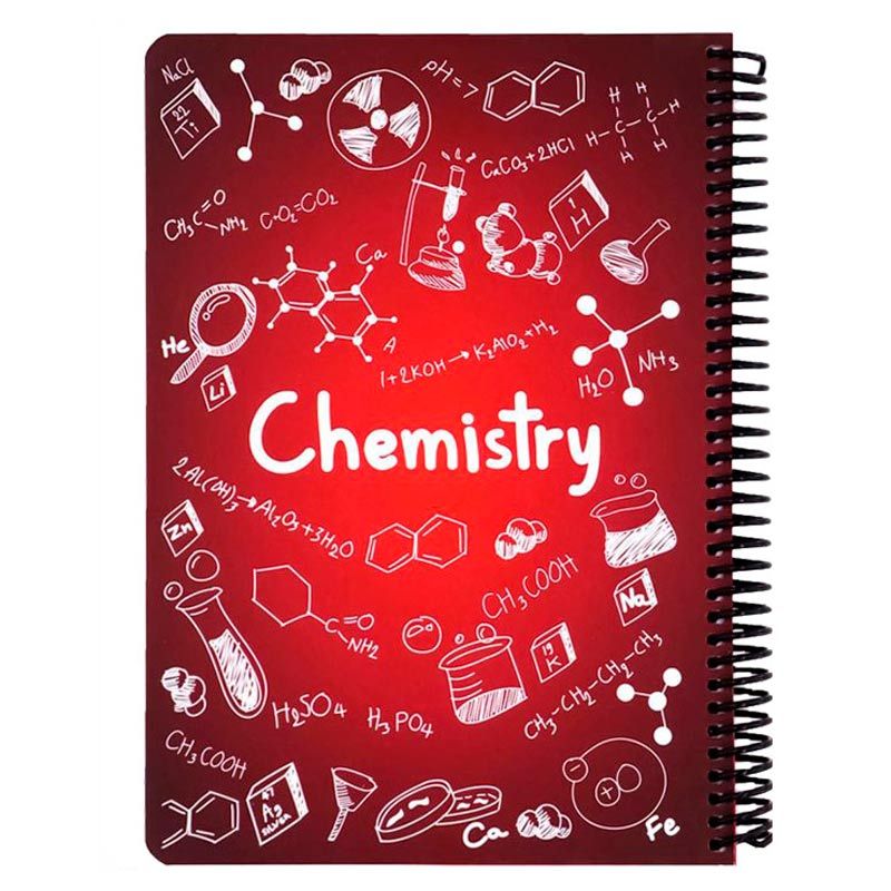 دفتر سیمی 100 برگ طرح Chemistry دات نوت