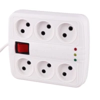 محافظ برق صوتی و تصویری 6 خانه باخ الکترونیک با کابل 1.8 متری G6