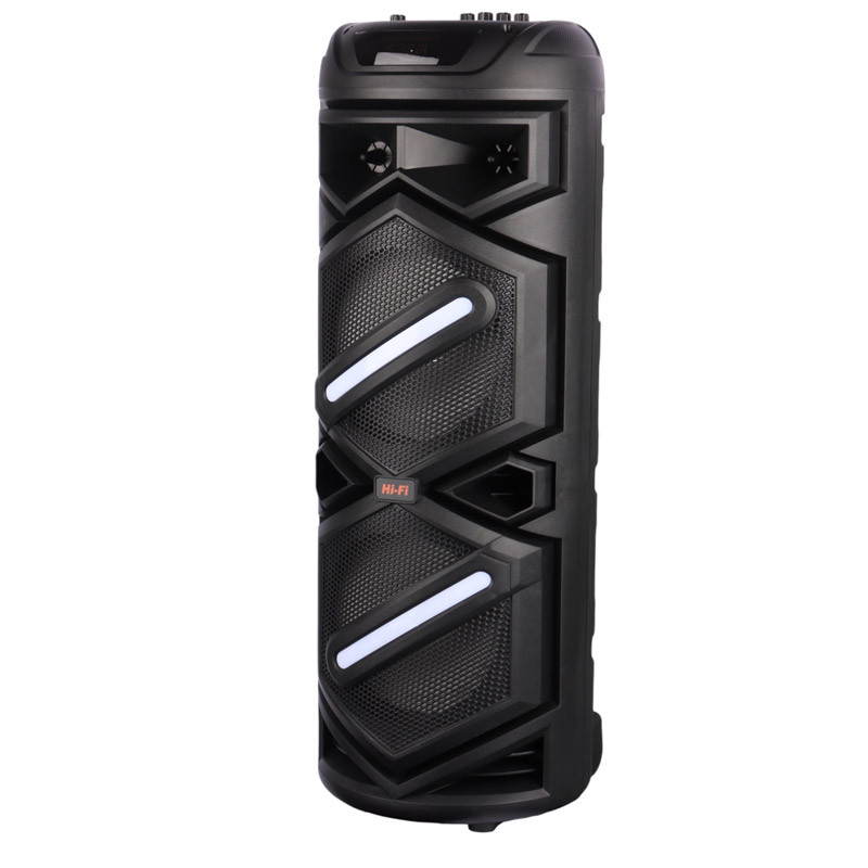 اسپیکر چمدانی بلوتوثی رم و فلش خور Sing-E ZQS8233 + میکروفون و ریموت کنترل