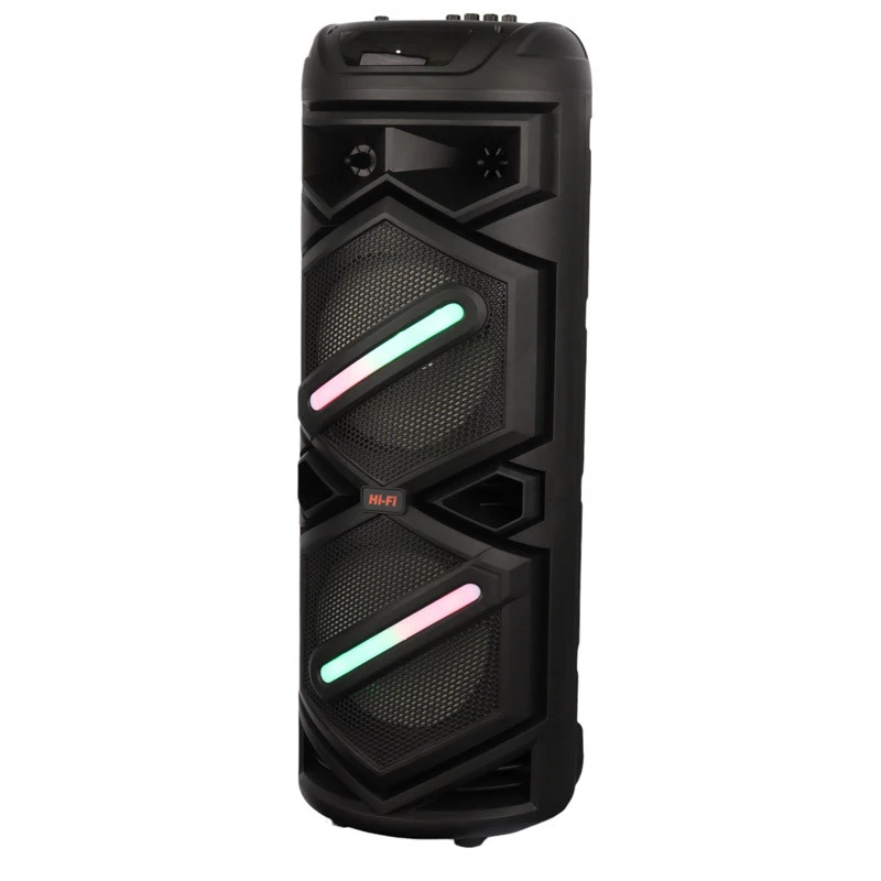 اسپیکر چمدانی بلوتوثی رم و فلش خور Sing-E ZQS8233 + میکروفون و ریموت کنترل