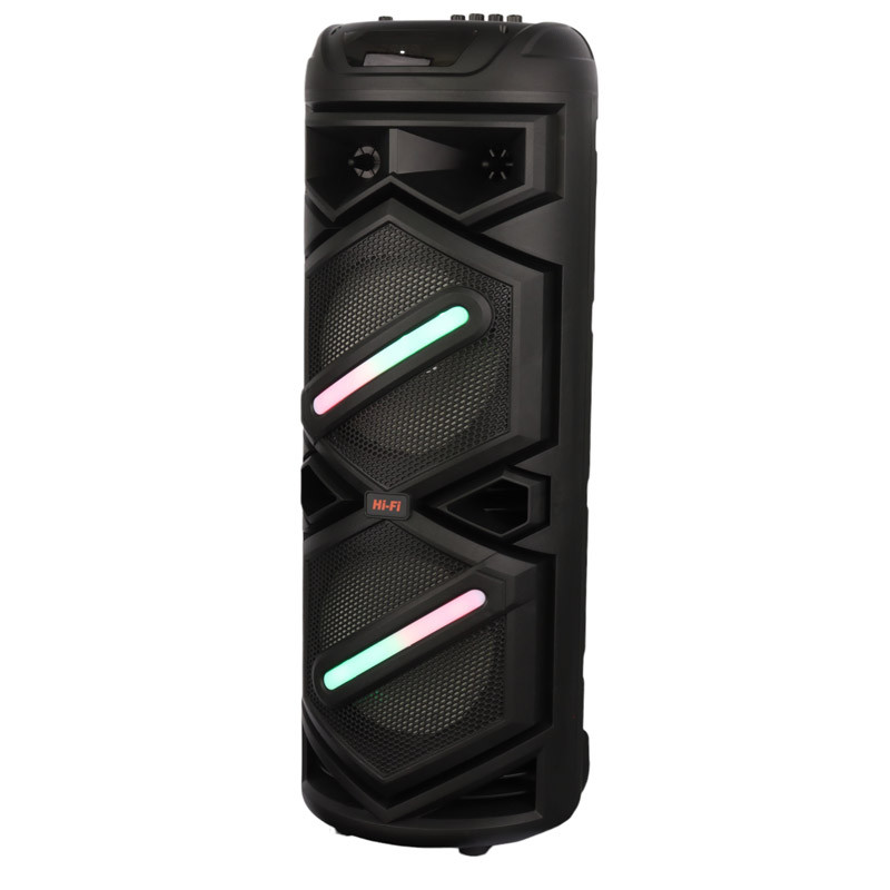 اسپیکر چمدانی بلوتوثی رم و فلش خور Sing-E ZQS8233 + میکروفون و ریموت کنترل