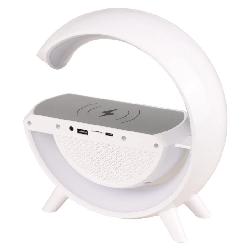 شارژر بی سیم و چراغ رومیزی اسپیکر دار Sing-E ZQS1222