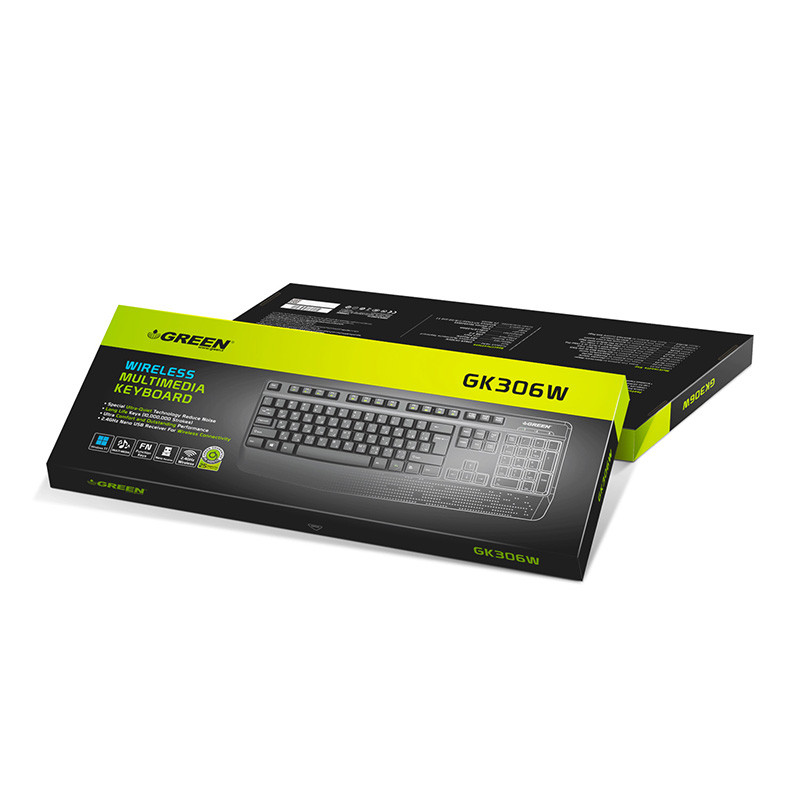 کیبورد بی سیم گرین GK306W