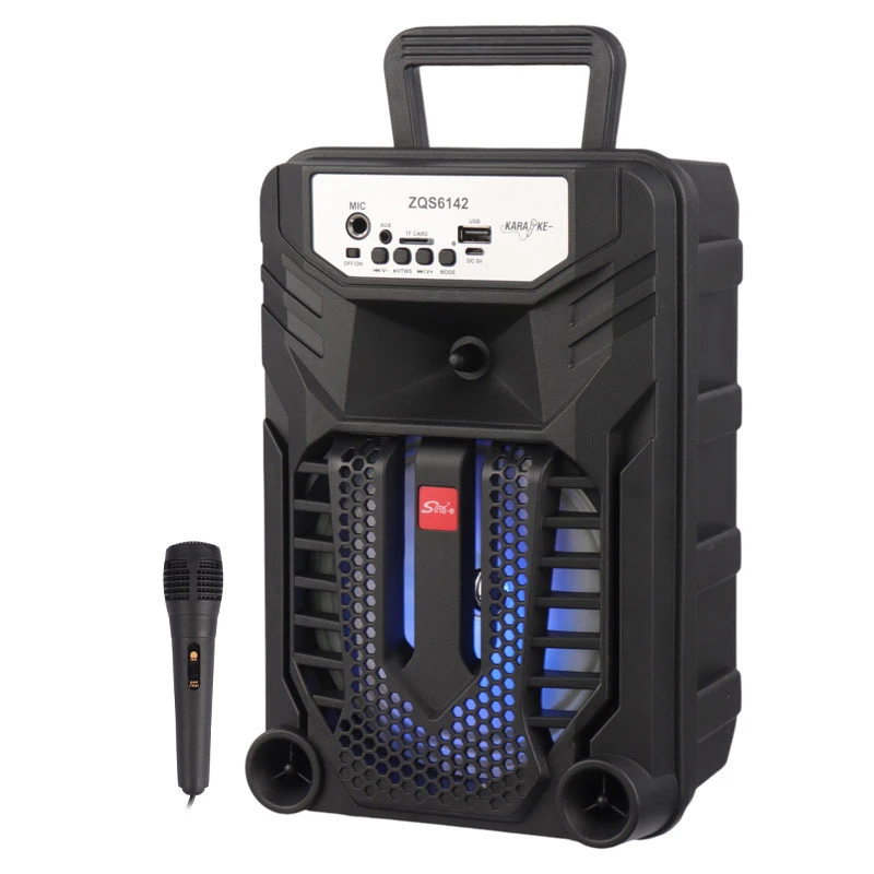اسپیکر بلوتوثی رم و فلش خور Sing-E ZQS6142 + میکروفون