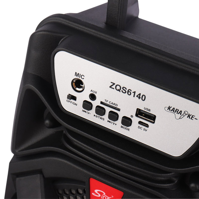 اسپیکر بلوتوثی رم و فلش خور Sing-E ZQS6140 + میکروفون