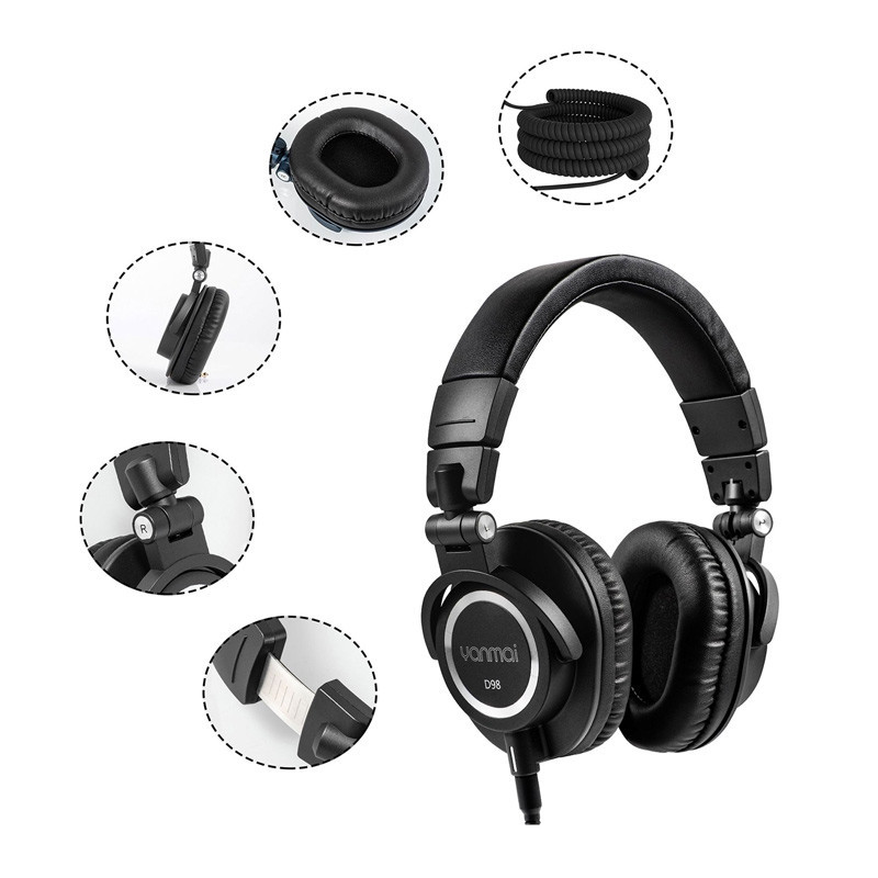 هدفون مانیتورینگ سیم دار Yanmai D98