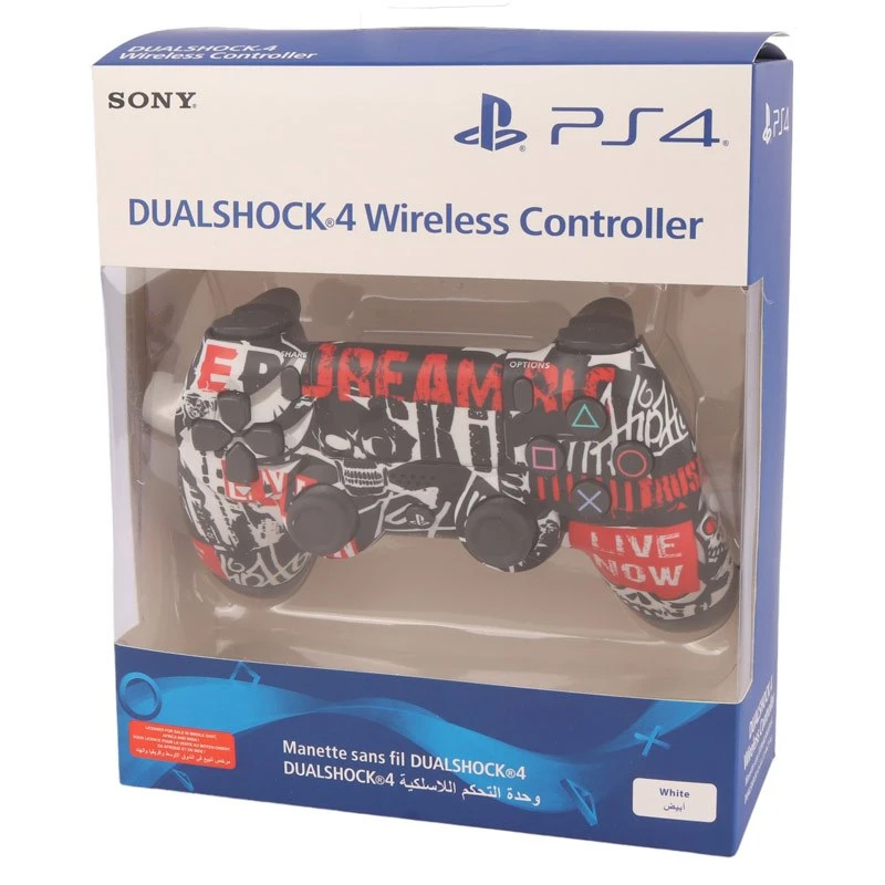 دسته بازی بی سیم SONY PlayStation 4 DualShock 4 High Copy طرح Live Now
