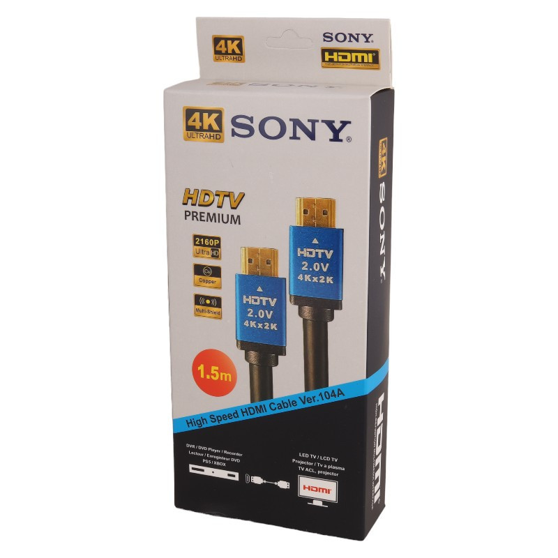 کابل Sony HDMI 4K 1.5m کنسول بازی PS5 و XBOX