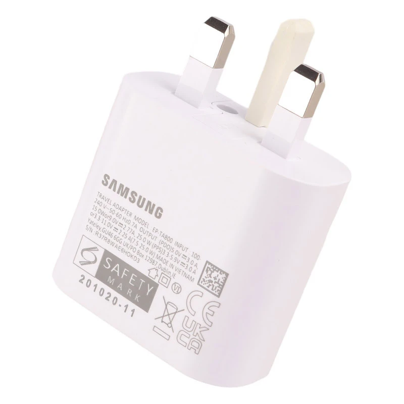 کلگی فست شارژ اورجینال Samsung EP-TA800 NFC 3A PD 25W Type-C