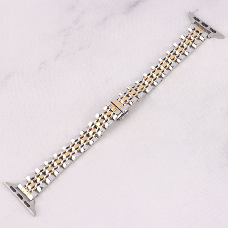 بند اپل واچ رولکسی 7 بید سایز 38/40/41 میلی متری کد 2