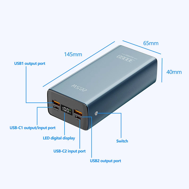 پاور بانک فست شارژ 30000 ارلدام Earldom ET-PD36 PD 22.5W