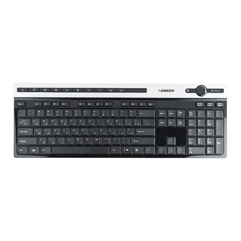 کیبورد و موس بی سیم گرین GKM505W