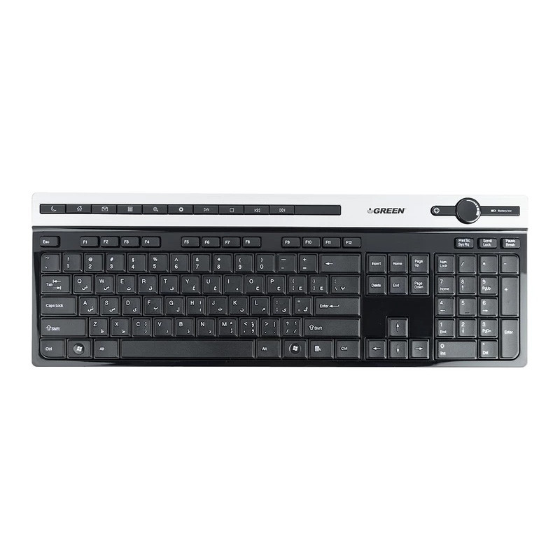 کیبورد و موس بی سیم گرین GKM505W