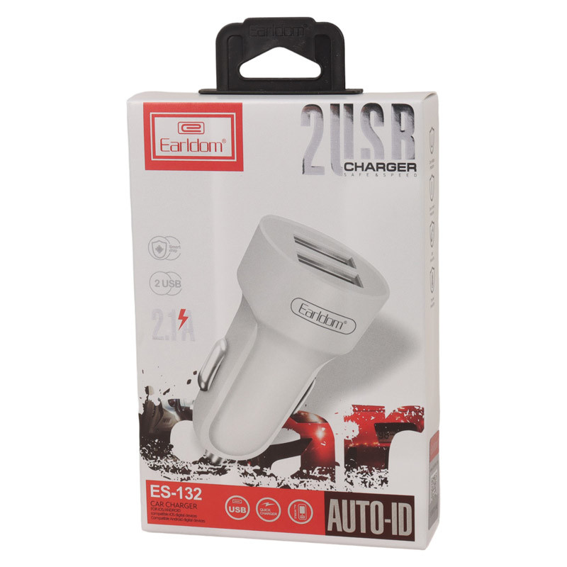 شارژر فندکی فست شارژ Earldom ES-132 2.1A 10.5W