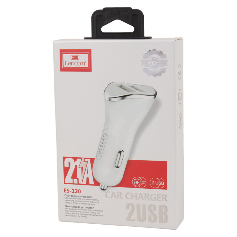 شارژر فندکی فست شارژ Earldom ES-120 2.1A 10.5W