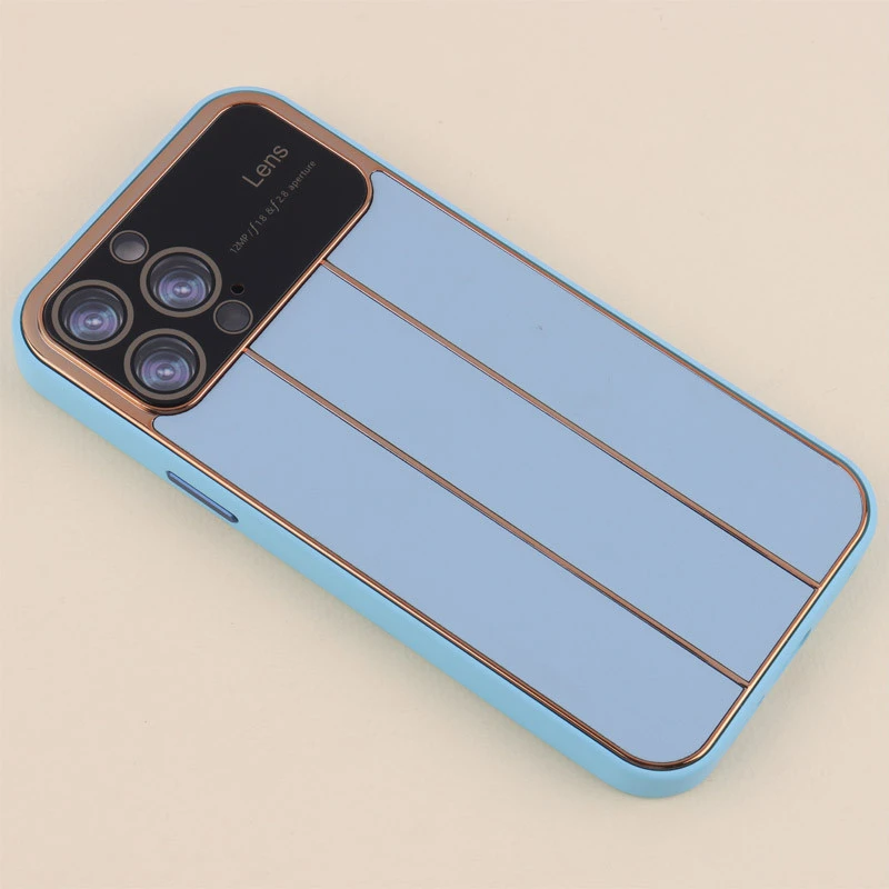 قاب چرم Lens Aperture محافظ لنزدار آیفون iPhone 13 Pro Max