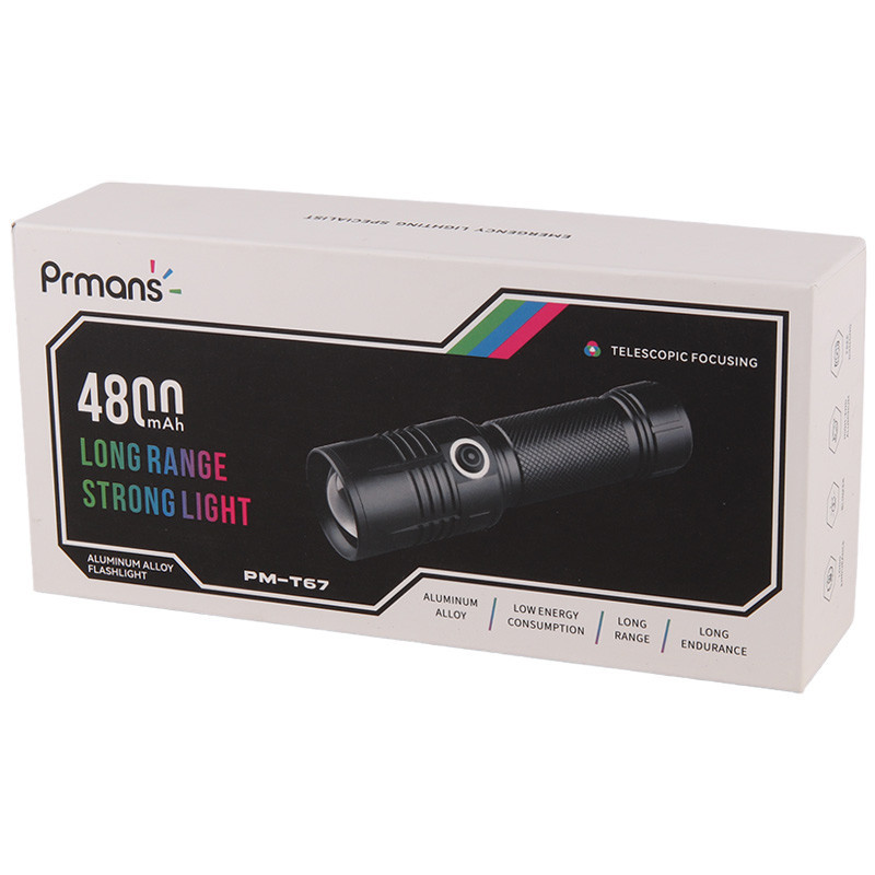 چراغ قوه شارژی Prmans PM-T67