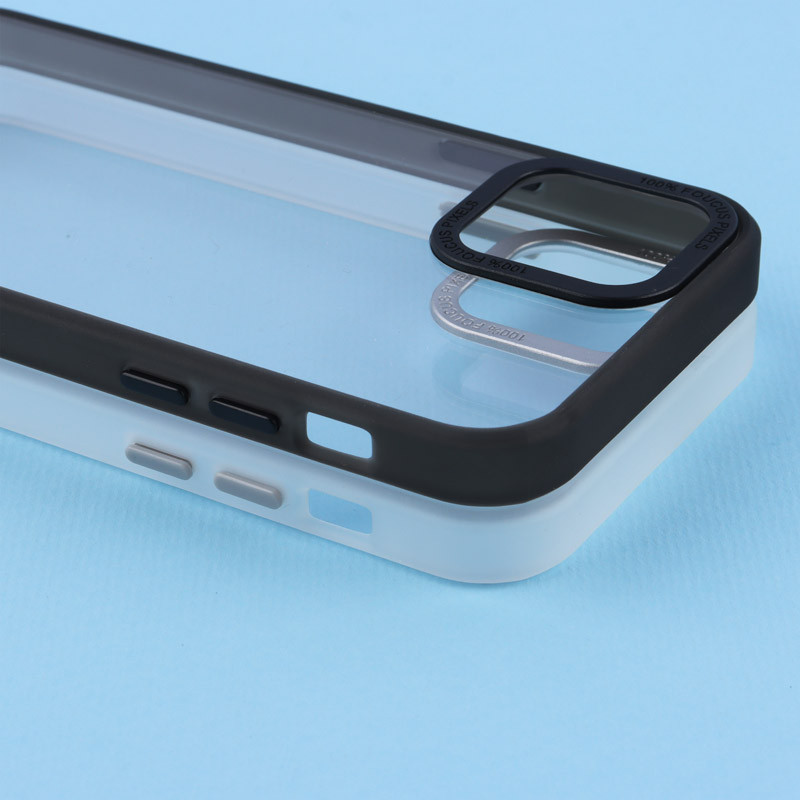قاب PC Foucus Pixels شفاف آیفون 12