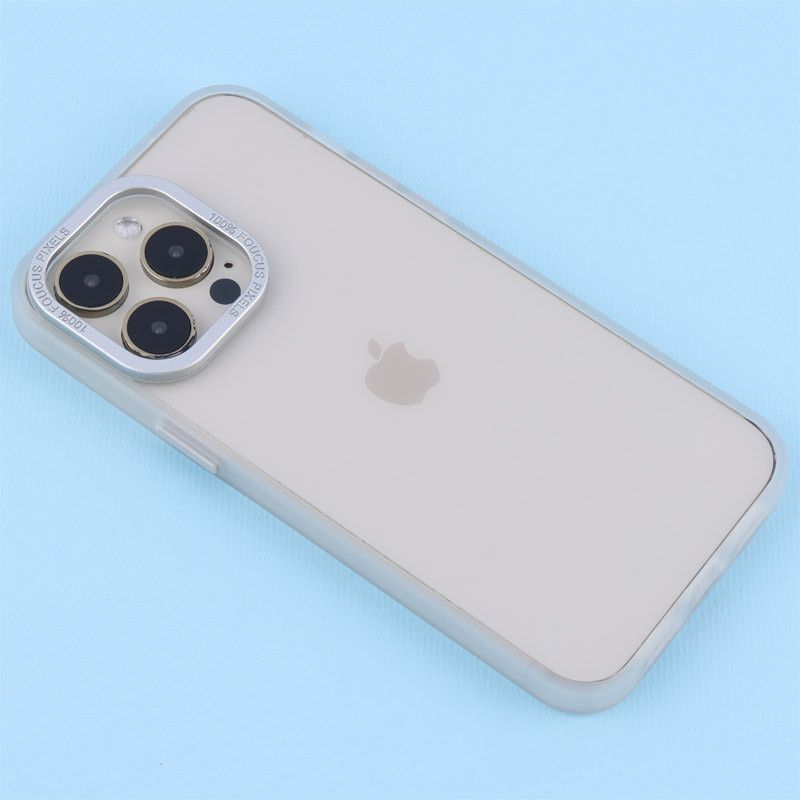 قاب PC Foucus Pixels شفاف آیفون iPhone 14 Pro Max