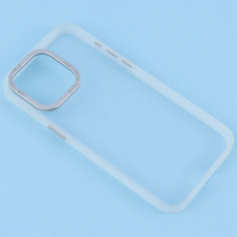 قاب PC Foucus Pixels شفاف آیفون iPhone 15 Pro Max