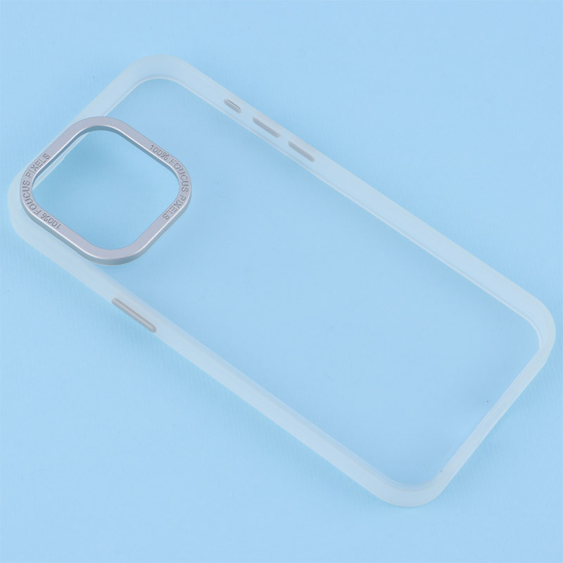قاب PC Foucus Pixels شفاف آیفون iPhone 15 Pro Max