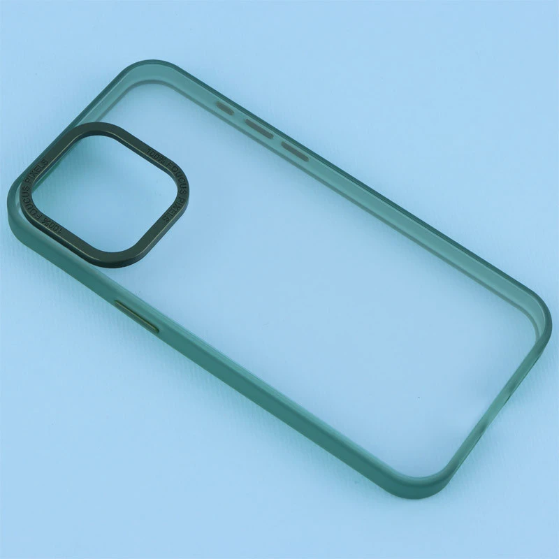 قاب PC Foucus Pixels شفاف آیفون iPhone 15 Pro Max