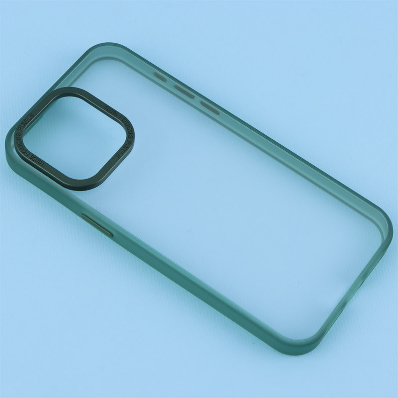 قاب PC Foucus Pixels شفاف آیفون iPhone 15 Pro Max
