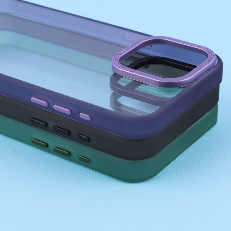 قاب PC Foucus Pixels شفاف آیفون iPhone 15 Pro Max