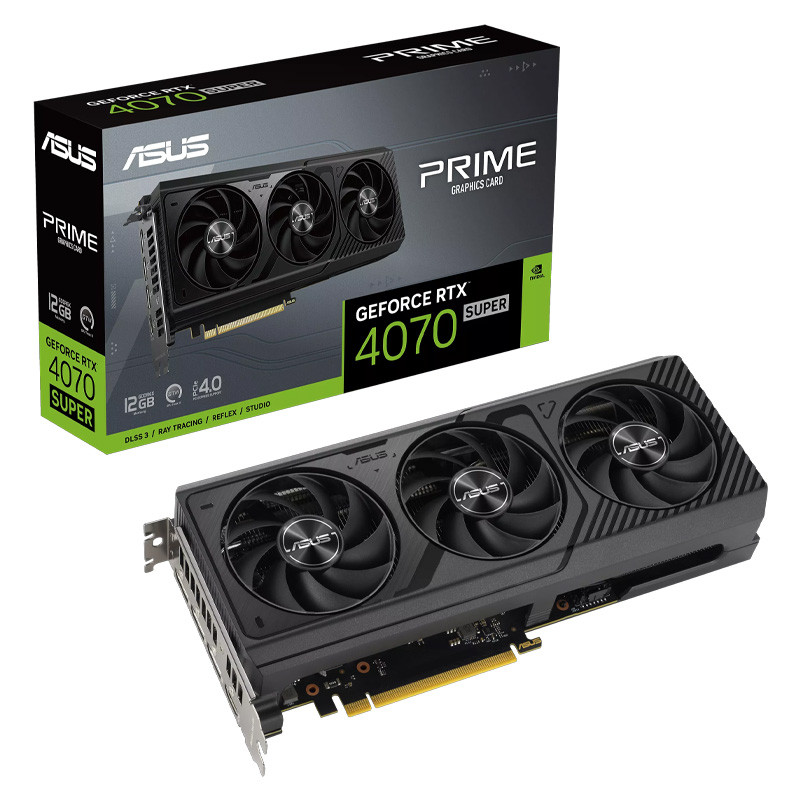 کارت گرافیک ASUS PRIME GeForce RTX 4070 SUPER 12GB GDDR6X 192Bit