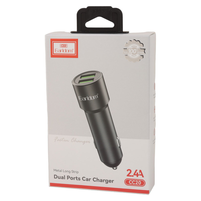 شارژر فندکی فست شارژ Earldom ES-CC20 2.4A 12W